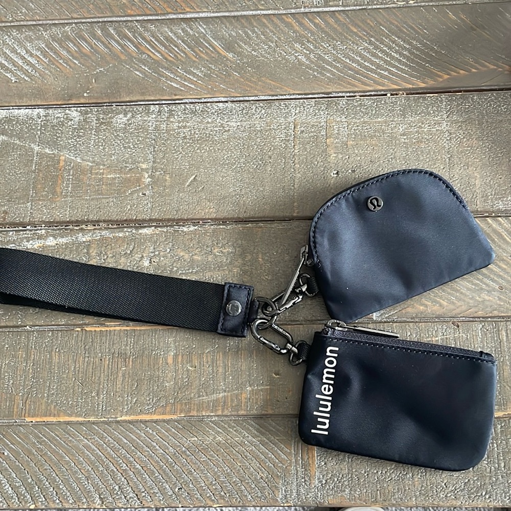 NWOT Lululemon dual pouch wristlet